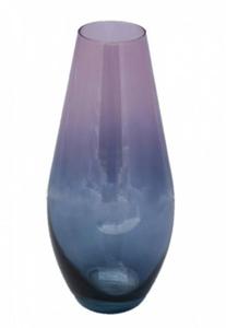 Wazon szklany fioletowo-granatowy wys.30cm - 2822983584