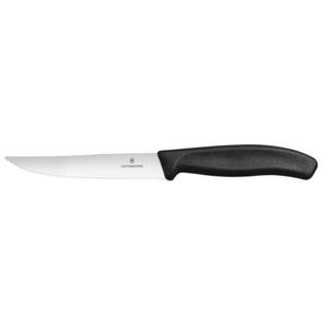 N do Stekw i Pizzy | Zbkowany | Ostry Czubek | Victorinox Swiss Classic | 12cm | Czarny - 2874103733