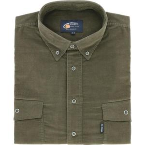 Mska szeroka koszula sztruksowa Mr.Unique 2334 - khaki USdr23-34 - 2865032306