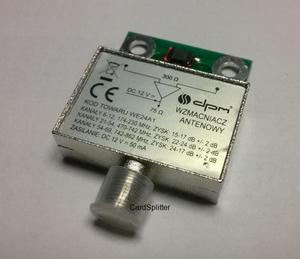 Wzmacniacz antenowy 24dB WE24A1, DPM-Solid - 2828083450