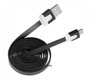 Kabel micro USB czarny paski (GSM0453) - 2860911436