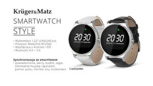 Smartwatch Kruger&Matz STYLE czarny (KM0431) - 2860911844