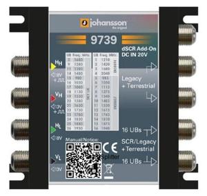 MULTISWITCH UNICABLE II JOHANSSON 9739 - 4/2 DCSS /DSCR - 2860912018