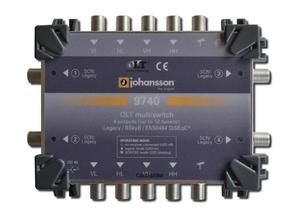 MULTISWITCH UNICABLE JOHANSSON 9740 - 5/4 UNICABLE, SCR, OLT - 2860912020