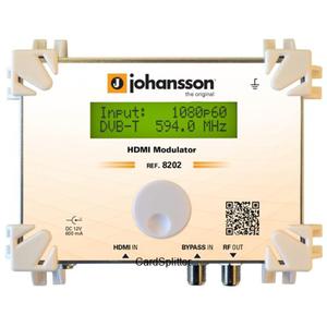 MODULATOR CYFROWY JOHANSSON HDMI-DVB-T, DVB-C 8202 - 2860912102