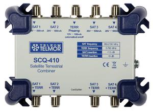 Sumator Telkom-Telmor SCQ-410, QUAD + Naziemna - 2860912558