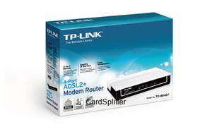 Router/Switch TP-LINK ADSL2+ TD-8840T 100Mb/s - 2860912646