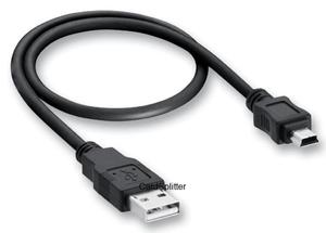 Kabel USB 2.0 na miniUSB ( mini USB ) 20 cm RoHS High Speed E258105 - 2860912887