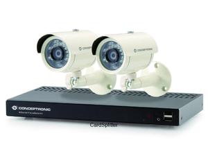 Zestaw kamer C8CHIPSKIT 8CH NVR 2x kamery IP 2Mpx POE - 2860912941