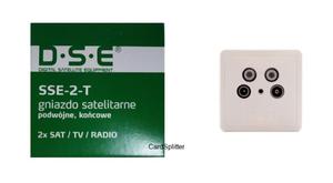 Gniazdo kocowe RTV/2xSAT DSE SSE-2-T - 2860913050