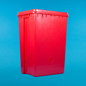 Pojemnik na odpady medyczne 60 L. (czerwony) - 60 L. Intergos - 2828995926