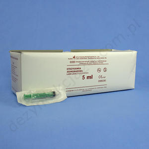 Strzykawka trzyczciowa 5 ml. LL - Easyway - 2828996260