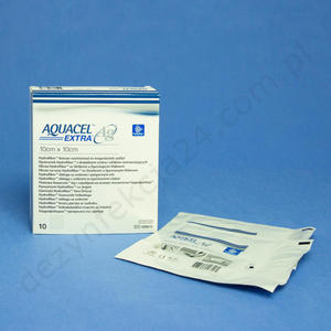 Opatrunek Aquacel Extra Ag 10 x 10 cm op. 10 szt. - Ag 10 x 10 cm - 2842335352