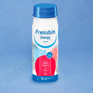 Fresubin Energy Drink Truskawka 200 ml. (op. 4 szt.) - Truskawka - 2828995107