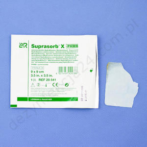 Suprasorb X + PHMB. Opatrunek antybakteryjny 9 x 9 cm. (1 szt.) - PHMB 9 x 9