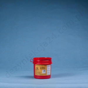 Pojemnik na odpady medyczne 1,0 L. (czerwony) - 1,0 L. Plaspol - 2828995250