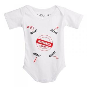 Baby Instructions - Body z instrukcj dla Taty - 2875971904