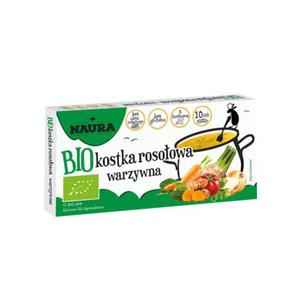 Kostka rosoowa warzywna BIO 100g NAURA - 2872513685