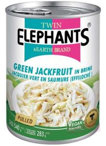 Jackfruit zielony szarpany w zalewie solnej 540g Elephants - 2877903012