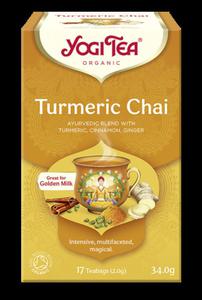 Herbata YOGI TEA Zoty czaj z kurkum (TURMERIC CHAI) BIO 17x2g - 2868843424