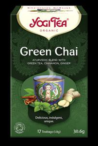 Herbata YOGI TEA Zielony czaj (GREEN CHAI) BIO 17x1,8g - 2868843433