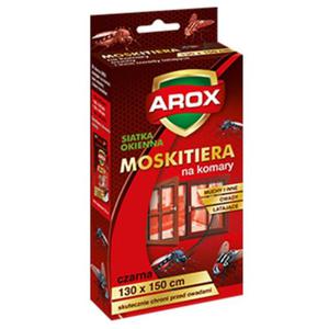 Moskitiera siatka okienna 130x150 czarna + rzep - 2877836342