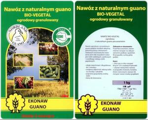 Nawz Guano Bio-Vegetal Ogrodowy 1 Kg. - 2878743513