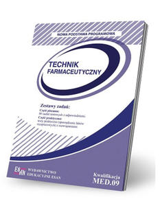 Technik farmaceutyczny - egzemin zawodowy. Kwalifikacja MED.09 - 2865121360