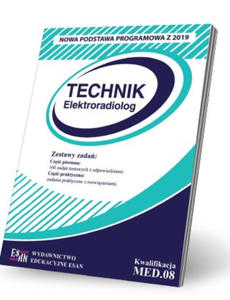 Technik elektroradiolog - egzamin zawodowy. Kwalifikacja MED.08 - 2865121346