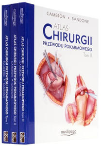 ATLAS CHIRURGII PRZEWODU POKARMOWEGO. KOMPLET (TOM I-III) CAMERON, SANDONE - 2859210050