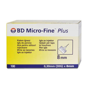 Igy do penw BD Micro-Fine Plus 30G x 8 mm - 100 sztuk - 2871822323