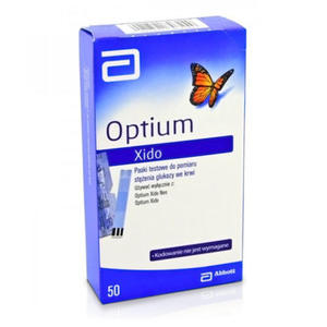 Testy do glukometru Optium Xido Neo 50szt. firmy Abott Diabetes Care