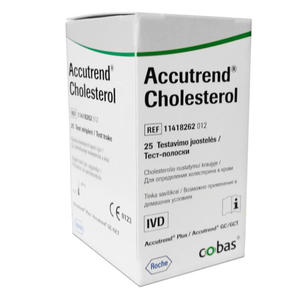 Paski do pomiaru cholesterolu Accutrend Triglycerides Roche - 2823906260