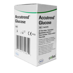 Paski do pomiaru glukozy Accutrend Roche - 2823906261