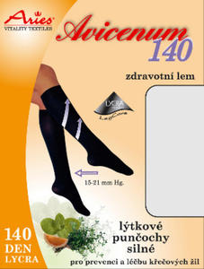 Podkolanwki wzmocnione z mikrokapsukami Skintex AHL - 140 DEN - 2823906312