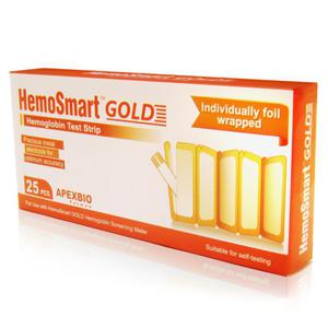 Paski testowe do hematokrytu i hemoglobiny 25szt HemoSmart Gold, indywidualnie pakowane - 2823906392