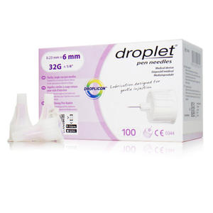 Igy do insuliny Droplet 32G 6 mm 100szt. - 2859730158
