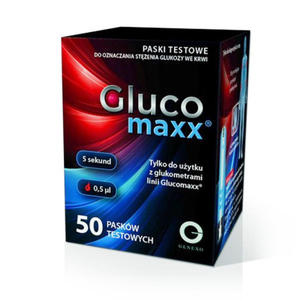 Paski do glukometru Glucomaxx 50szt. firmy Genexo