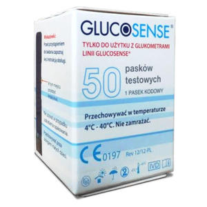 Paski do glukometru Glucosense 50szt. firmy Genexo - 2859730191