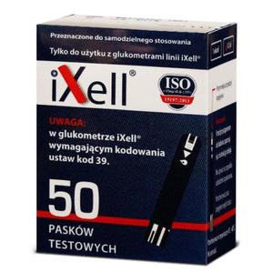 Paski do glukometru iXell 50szt. firmy Genexo - 2859730192