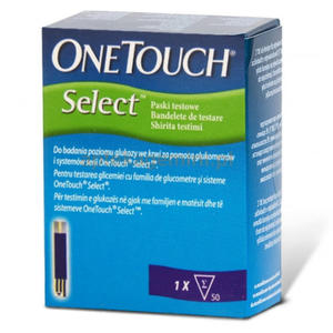 Testy do glukometru OneTouch Select 50szt. firmy Lifescan - 2859730197