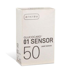 Testy do glukometru Glucocard 01 Mini Plus 50szt. firmy Arkray