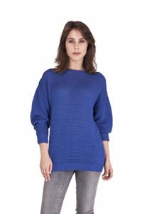 MKMSwetry Beatrix SWE 097 Chabrowy sweter damski - 2861049986