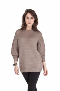 MKMSwetry Beatrix SWE 097 Mocca sweter damski - 2861049987