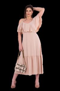 Merribel Sunlov Beige sukienka damska - 2878217924