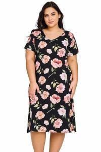 Taro Peony 3160 2XL-3XL L24 damska koszula nocna - 2877905695