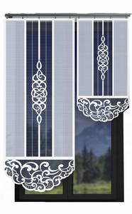 Firany PANEL ELEKTRA aurowy usztywniany 80x230cm - 2873822898