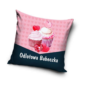 Poszewka 40x40 "ODLOTOWA BABECZKA" PNL224013-POSZ - 2872246961