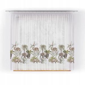 Safari Pojazdy Firana dla dzieci gotowa 140x300 - 2874953519