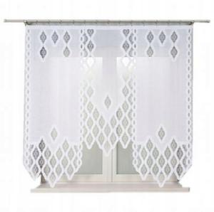 Firanka akardowa gotowa 019332 biaa 160 x 160 cm - 2874958015